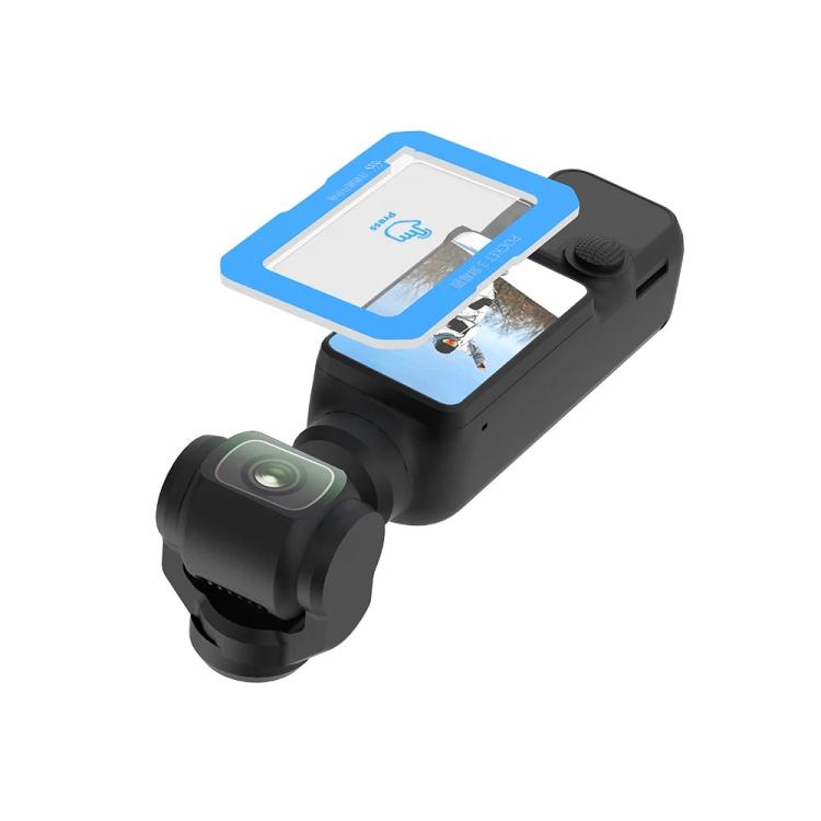 Protector de pantalla de vidrio templado HD antiarañazos de fácil colocación, For DJI Pocket 3 Screen Protector