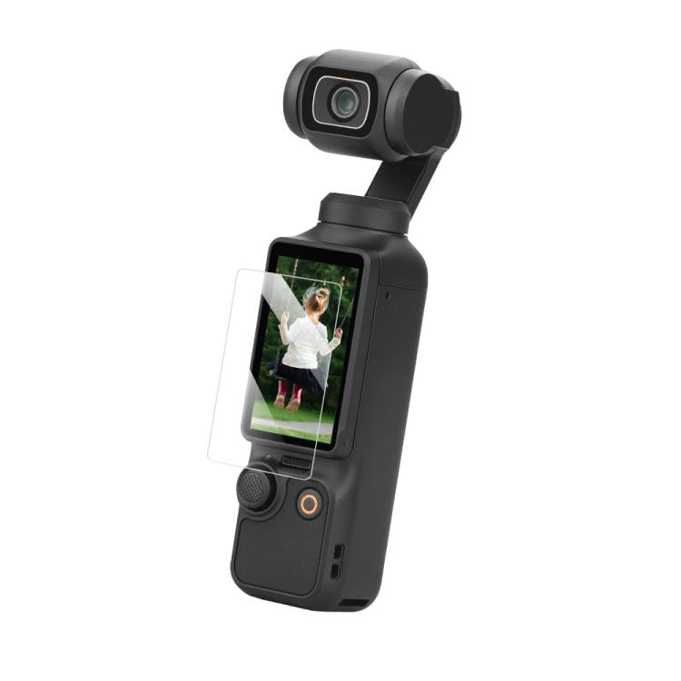 Protector de pantalla de vidrio templado HD antiarañazos de fácil colocación, For DJI Pocket 3 Screen Protector