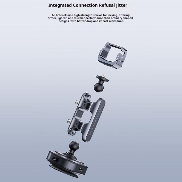 Soporte de expansión con ventosa de aleación de aluminio DJ3 para cámara de acción, soporte para grabación en coche para DJI Osmo Pocket 3, DJ3