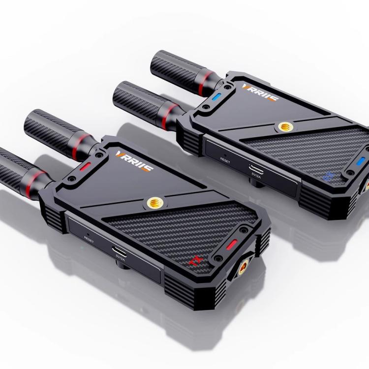 VRRIIS 082K Soporte para teclado y ratón USB Extensor KVM inalámbrico HD de 400 m Transmisor y receptor de vídeo, US Plug, EU Plug, UK Plug, AU Plug