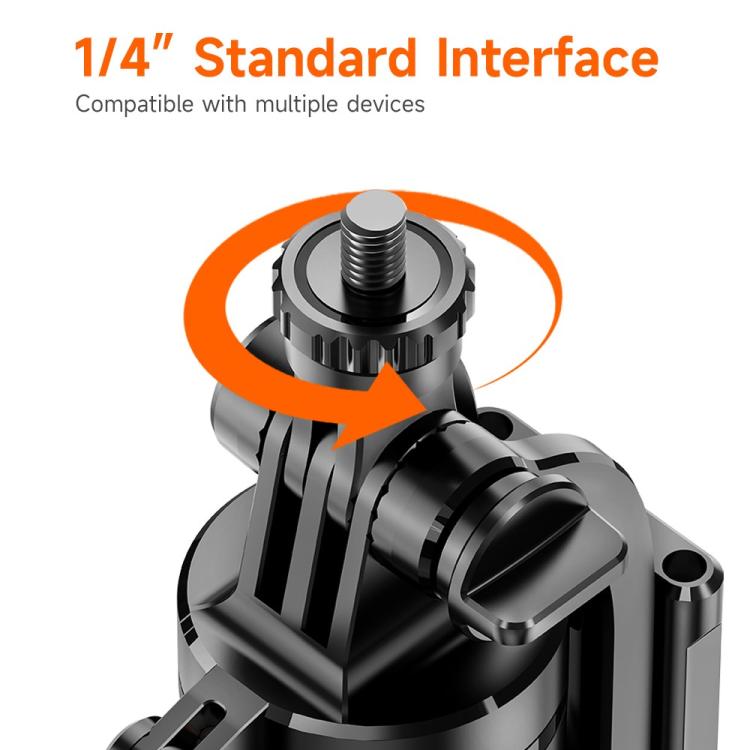 Trípode autodesplegable L16TT con soporte de suelo antivibración, poste de aleación de aluminio y palo selfie extensible., L16TT