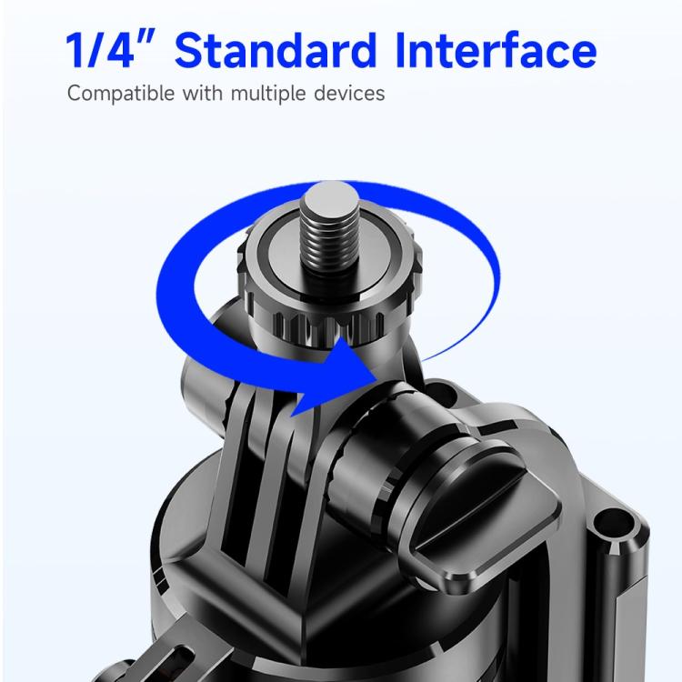 Palo selfie extensible de acero inoxidable L15TT, trípode desplegable automático, soporte de suelo antivibración., L15TT