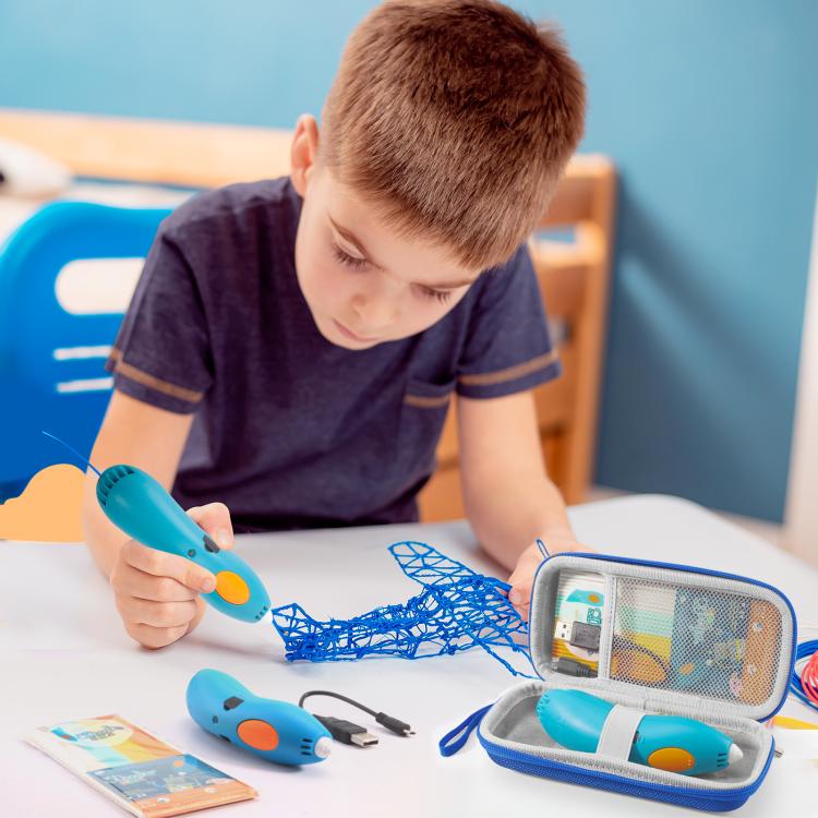 Bolsa de almacenamiento para bolígrafo de impresión 3D 3Doodler Start+ Essentials 2024/2023 con asa portátil y estuche de transporte., For 3Doodler Start+ Essentials 2024 / 2023