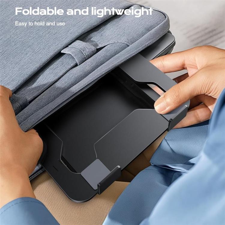 Soporte plegable y ajustable en altura para portátiles NH-02B de 10 a 15,6 pulgadas., NH-02B