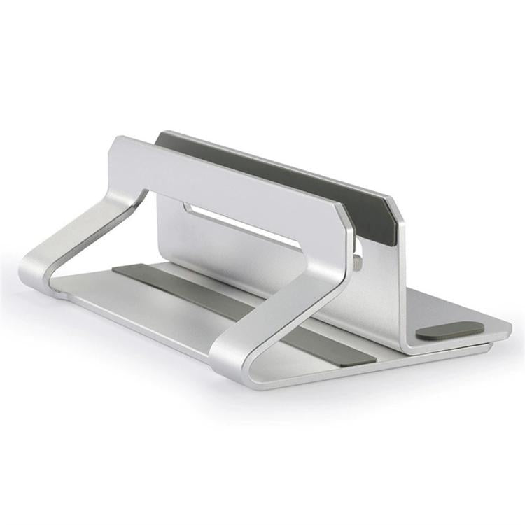 D051 Organizador de escritorio vertical de aleación de aluminio que ahorra espacio para portátiles de hasta 17,3 pulgadas., D051