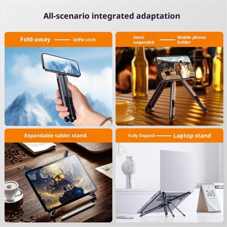 Soporte magnético multifunción de aleación de aluminio E05 para teléfono, soporte de escritorio portátil para tablet PC, E05