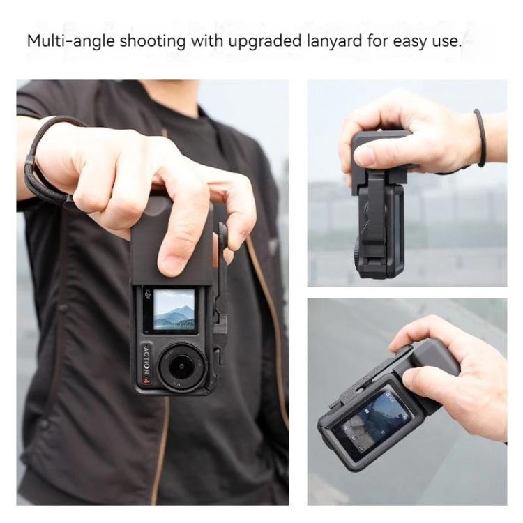 Empuñadura con base de montaje de liberación rápida magnética, For DJI Osmo Action 5 Pro / 4 / 3