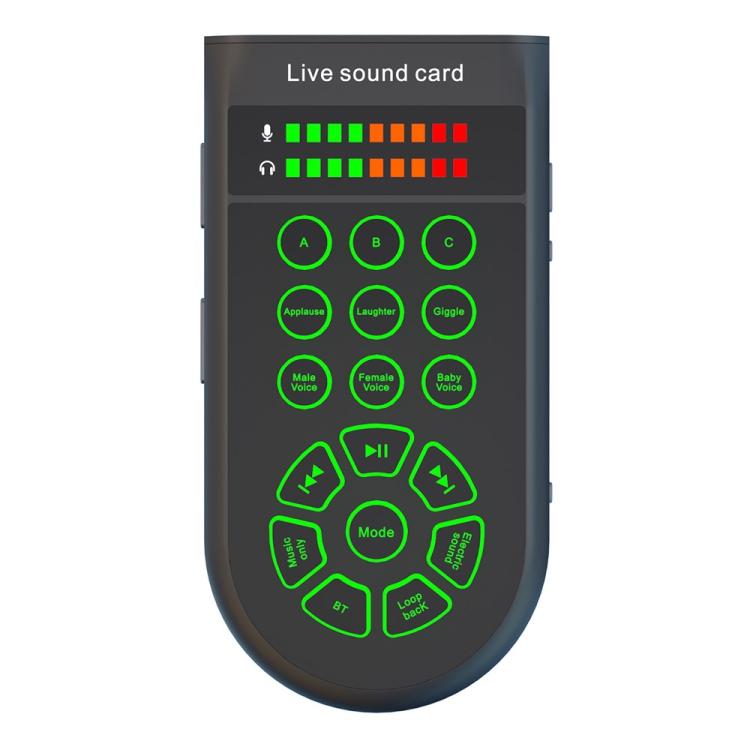 Z8 Transmisión en vivo, juego, cambiador de voz portátil para teléfono, computadora, karaoke y grabación, Z8