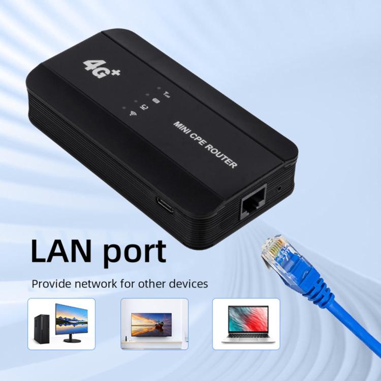 M10-LW con puerto RJ45, función WPS, ranura para tarjeta SIM, router 4G portátil WIFI6, punto de acceso WiFi (versión americana), M10-LW