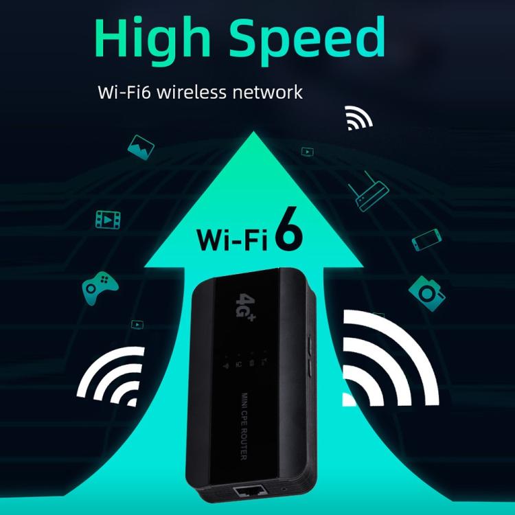 M10-LW con puerto RJ45, función WPS, ranura para tarjeta SIM, router 4G portátil WIFI6, punto de acceso WiFi (versión americana), M10-LW