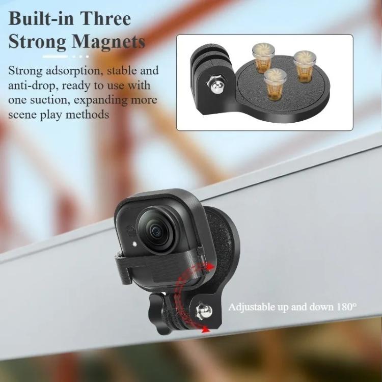Base de soporte magnético multifuncional para escritorio, For Insta360 GO Ultra