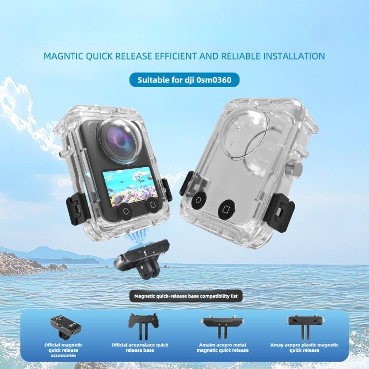 Accesorios para estuches protectores impermeables de liberación rápida para buceo totalmente invisibles, Quick-Release Waterproof Case