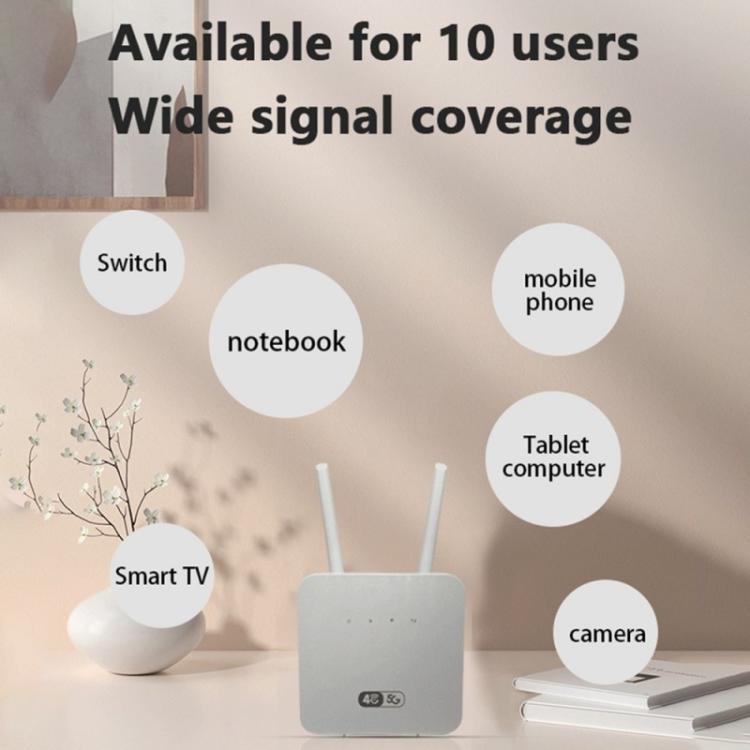 Router inalámbrico CP116-E Eurasian Edition con ranura para tarjeta SIM y puerto único, 4G LTE, CPE, 300 Mbps., US Plug, EU Plug, UK Plug