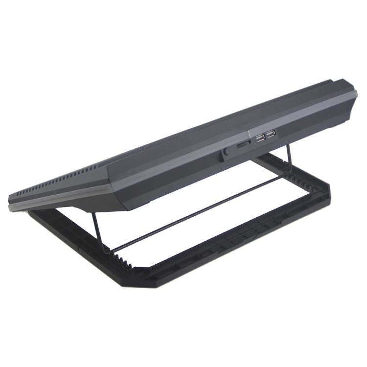 Base de refrigeración CP253 para portátiles con 3 ventiladores RGB y altura ajustable., CP253