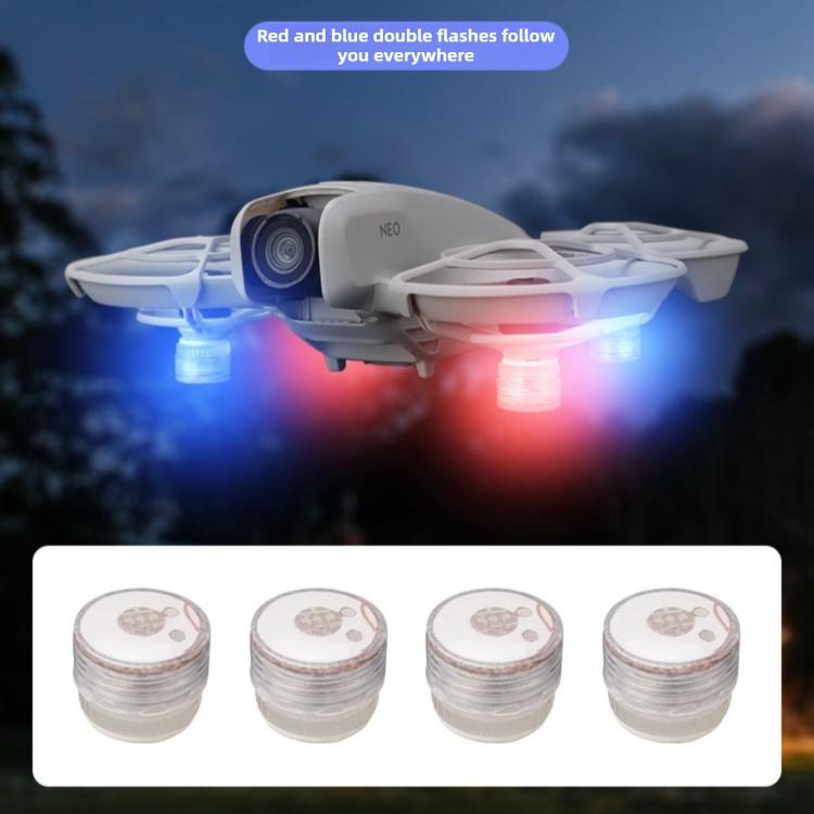 Linterna LED de colores fríos para DJI Neo 2 DJ-64 Mini Night Flight, 2pcs, 4pcs