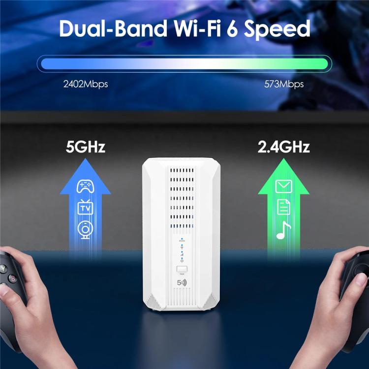 WAVLINK WNF100X3NR-B Versión Global Ranura Nano SIM Router CPE 5G NR WiFi 6, Especificaciones: Enchufe estadounidense, WNF100X3NR-B