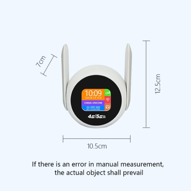 Repetidor inalámbrico portátil 4G WiFi6 Q50-E con ranura para tarjeta Nano SIM (versión Eurasia), US Plug, EU Plug