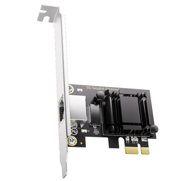 Tarjeta de red PCIeX1 Realtek 8126 de un solo puerto, alta velocidad 5.0G y sin disco, Realtek 8126
