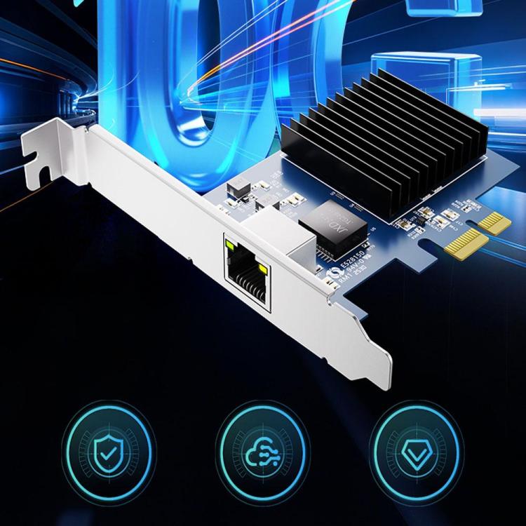 Tarjeta de red sin disco Realtek RT8127 PCIe 4.0X1 de 10G, Realtek RT8127