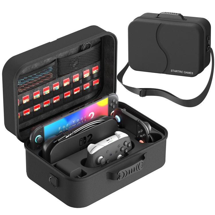 Mandos de videojuegos, bolso bandolera rígido multifuncional de mano, For Nintendo Switch 2