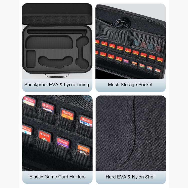 Mandos de videojuegos, bolso bandolera rígido multifuncional de mano, For Nintendo Switch 2
