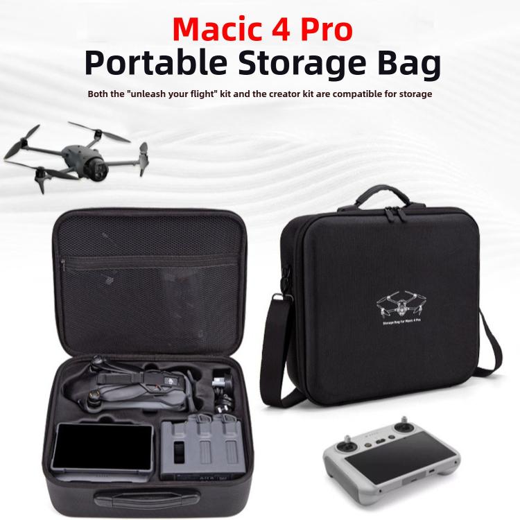 Bolso de hombro con almacenamiento Drone Fly More Combo, For DJI Mavic 4 Pro / RC Pro 2, For DJI Mavic 4 Pro / RC 2