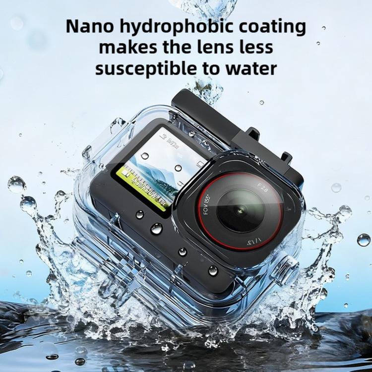 Carcasa impermeable para buceo con cubierta sumergible de 70 metros, For DJI Osmo Action 6 70m Underwater