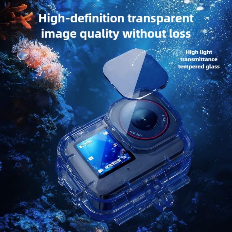 Carcasa impermeable para buceo con cubierta sumergible de 70 metros, For DJI Osmo Action 6 70m Underwater