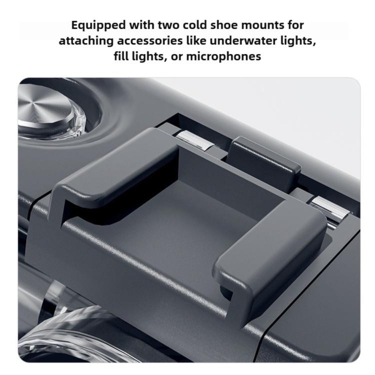 Carcasa impermeable para buceo con cubierta sumergible de 70 metros, For DJI Osmo Action 6 70m Underwater