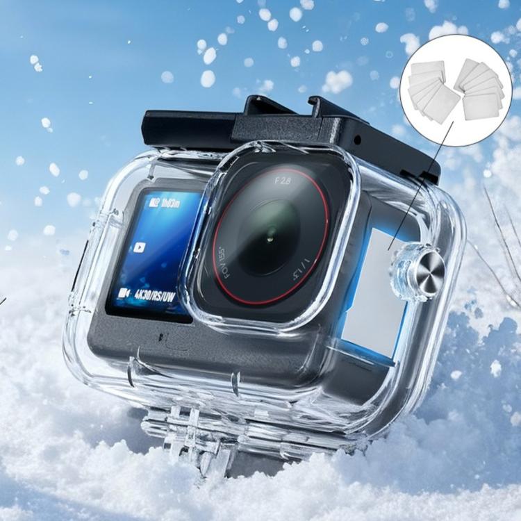 Carcasa impermeable para buceo con cubierta sumergible de 70 metros, For DJI Osmo Action 6 70m Underwater