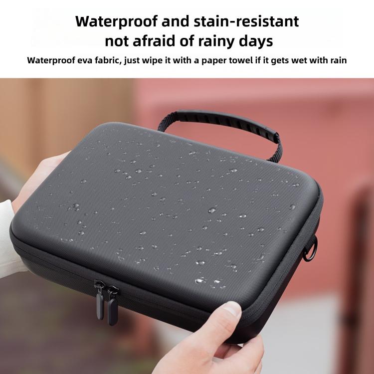 Bolsa de almacenamiento portátil multifuncional para cámara de acción, For DJI Osmo Action 6  Black