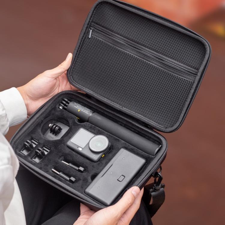 Bolsa de almacenamiento portátil multifuncional para cámara de acción, For DJI Osmo Action 6  Black