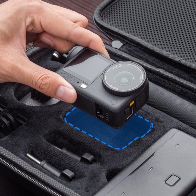 Bolsa de almacenamiento portátil multifuncional para cámara de acción, For DJI Osmo Action 6  Black