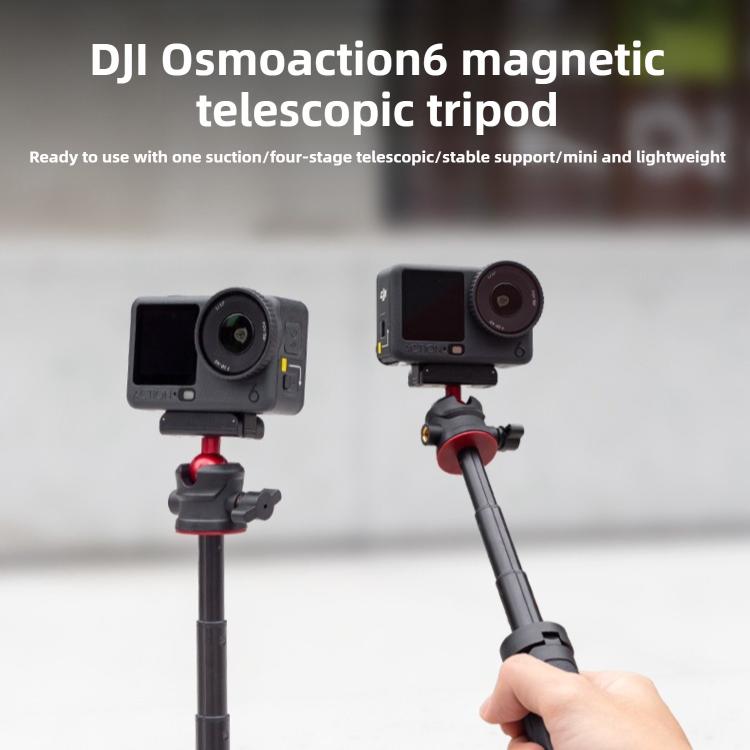 Soporte magnético telescópico de mano para trípode selfie, Selfie Stick Holder