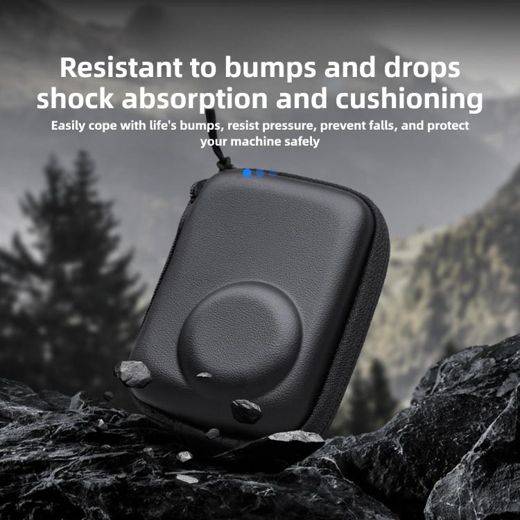 Mini bolsa de almacenamiento corporal con media cremallera, For DJI Osmo Action 6 Half-zipper
