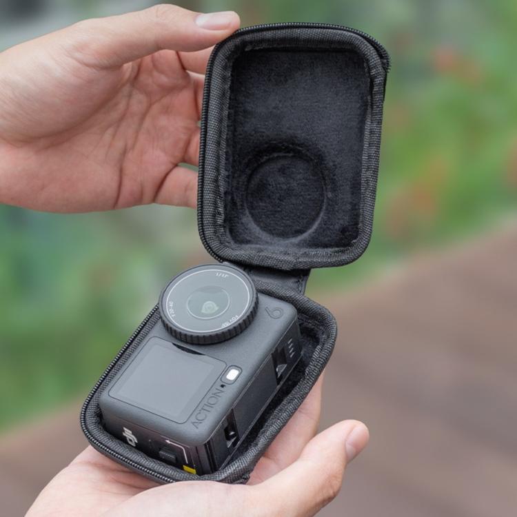 Mini bolsa de almacenamiento corporal con media cremallera, For DJI Osmo Action 6 Half-zipper