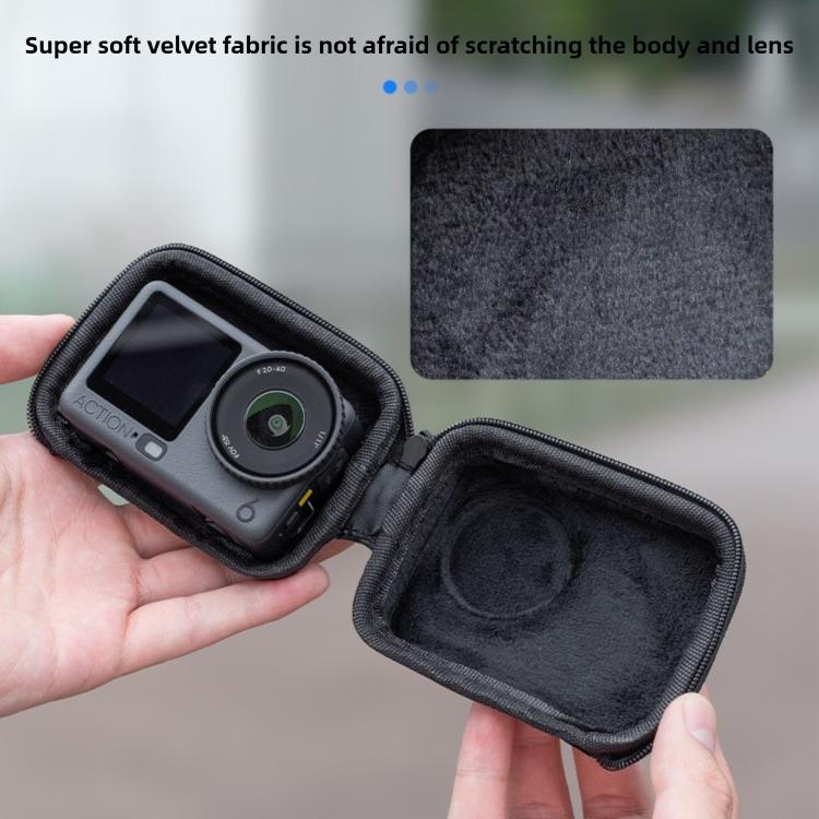 Mini bolsa de almacenamiento corporal con media cremallera, For DJI Osmo Action 6 Half-zipper