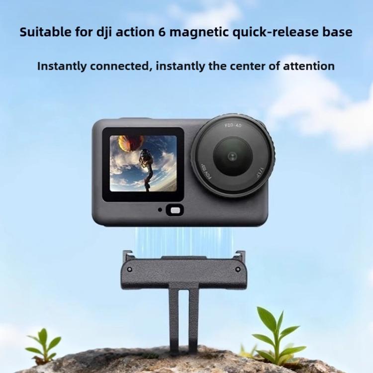 Soporte magnético de liberación rápida para cámaras de acción, For DJI Osmo Action 6
