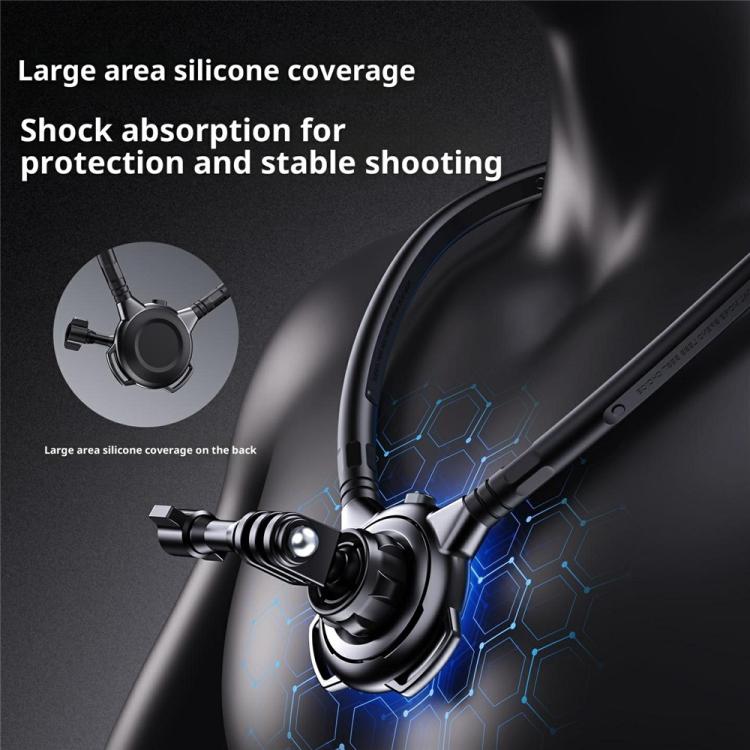Soporte giratorio para el cuello G01 para cámaras de acción DJI, GoPro, Insta360 y otras., G01