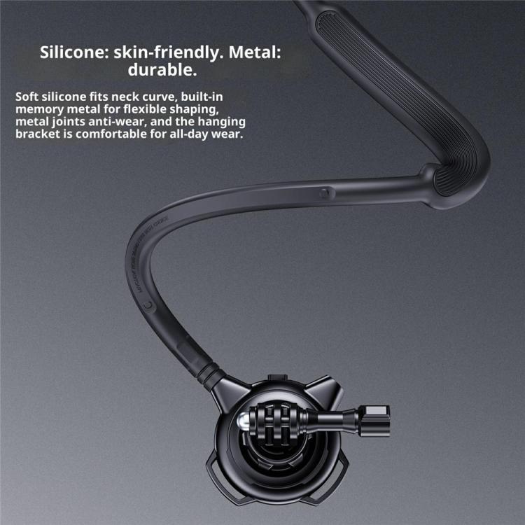 Soporte giratorio para el cuello G01 para cámaras de acción DJI, GoPro, Insta360 y otras., G01