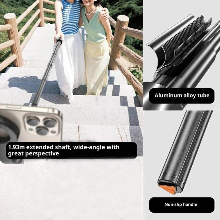Trípode magnético portátil extensible para selfies P27-MF, P27-MF