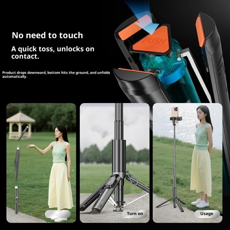 P24-D Soporte portátil para teléfono con trípode y función antivibración para selfies, trípode y luz de relleno, ideal para transmisiones en vivo., P24-D