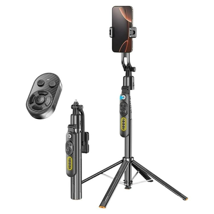 Q625 Palo selfie cuadrípode portátil plegable con IA inteligente, seguimiento y estabilización Bluetooth., Q625