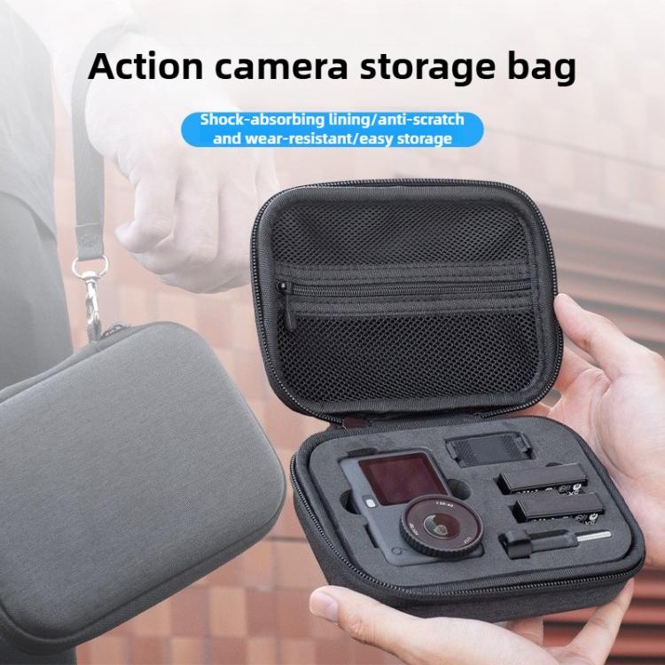 Bolsa de almacenamiento portátil para cámaras de acción con asa y correa para colgar., For DJI Osmo Action 6