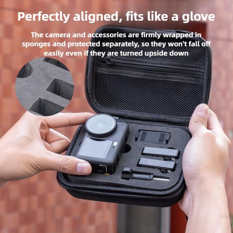 Bolsa de almacenamiento portátil para cámaras de acción con asa y correa para colgar., For DJI Osmo Action 6