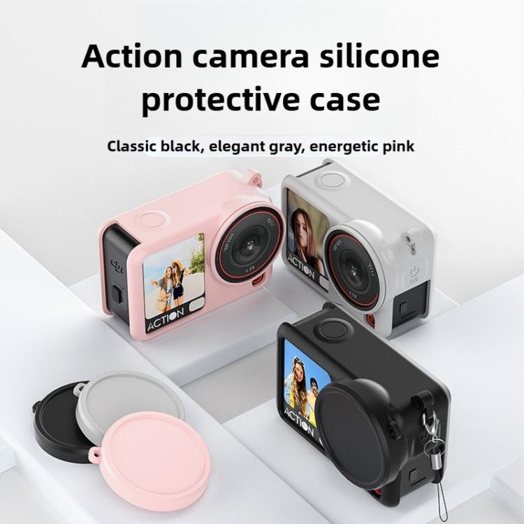 Tapa protectora de silicona para el objetivo de cámaras de acción, For DJI Osmo Action 6