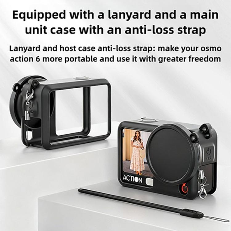 Tapa protectora de silicona para el objetivo de cámaras de acción, For DJI Osmo Action 6