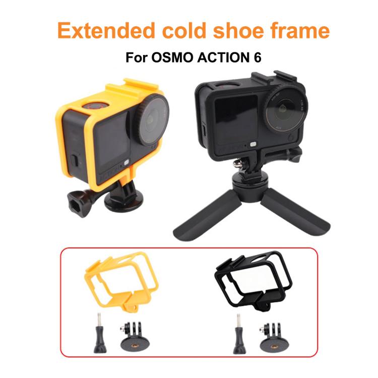 Marco adaptador de expansión para jaula de zapata fría, For DJI Osmo Action 6