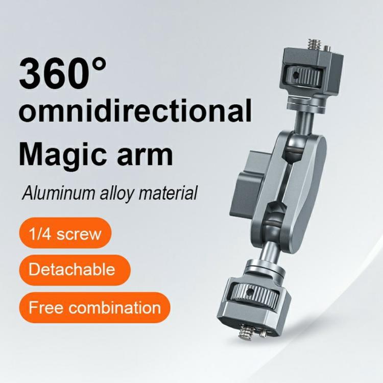 Soporte de brazo mágico ajustable de 360 grados con rótula doble y montaje antideslizante SX-Pj29 para fotografía con cámara., SX-Pj29 Dual Ball Head Mount