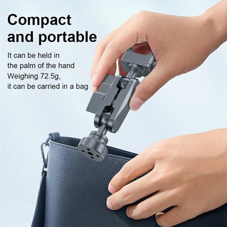 Soporte de brazo mágico ajustable de 360 grados con rótula doble y montaje antideslizante SX-Pj29 para fotografía con cámara., SX-Pj29 Dual Ball Head Mount
